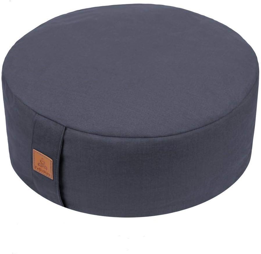 Round Buckwheat Zafu Meditation Cushion
