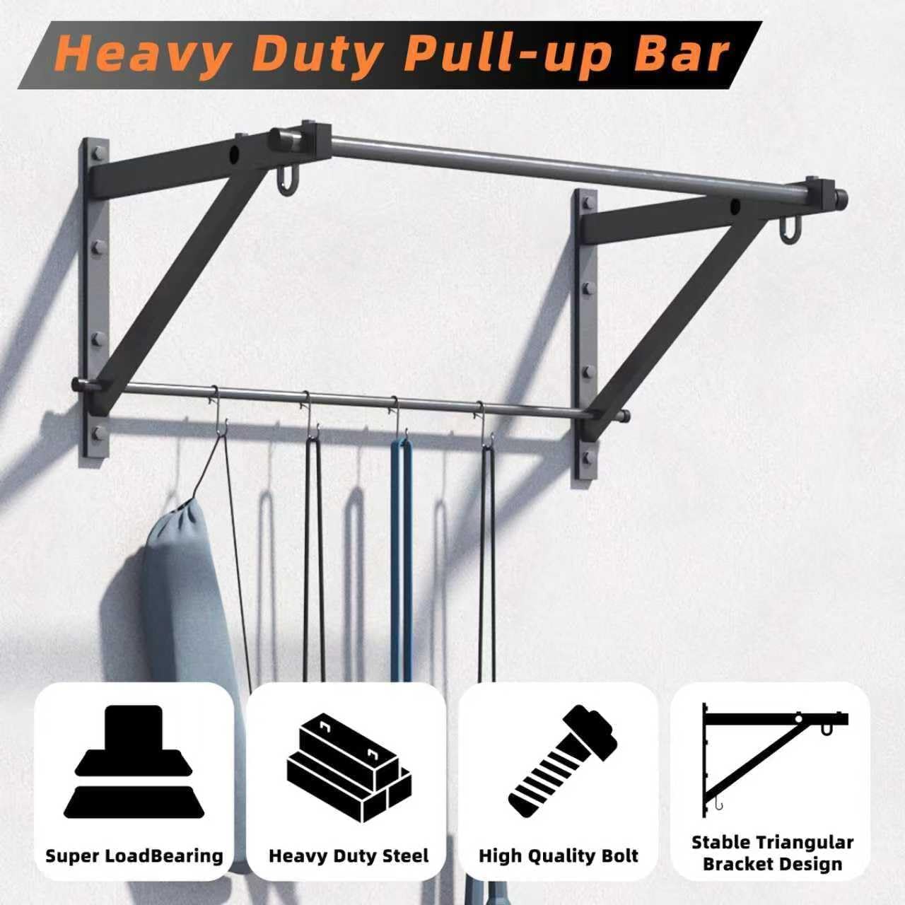 Heavy Duty Wall Mount Pull Up Bar