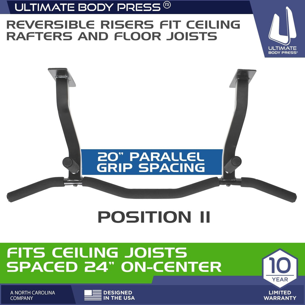 Ultimate Body Press Ceiling Mount Pull Up Bar