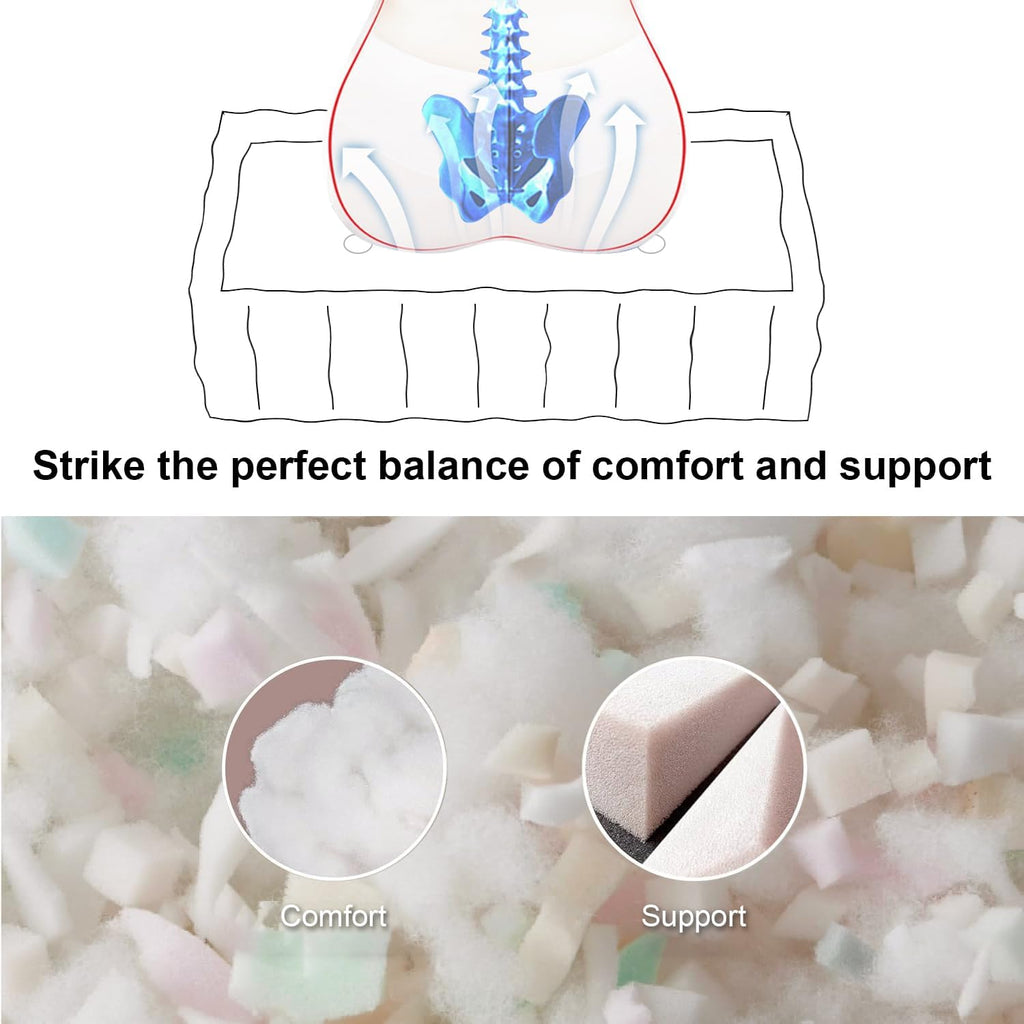 Square Memory Foam Floor Meditation Pillow