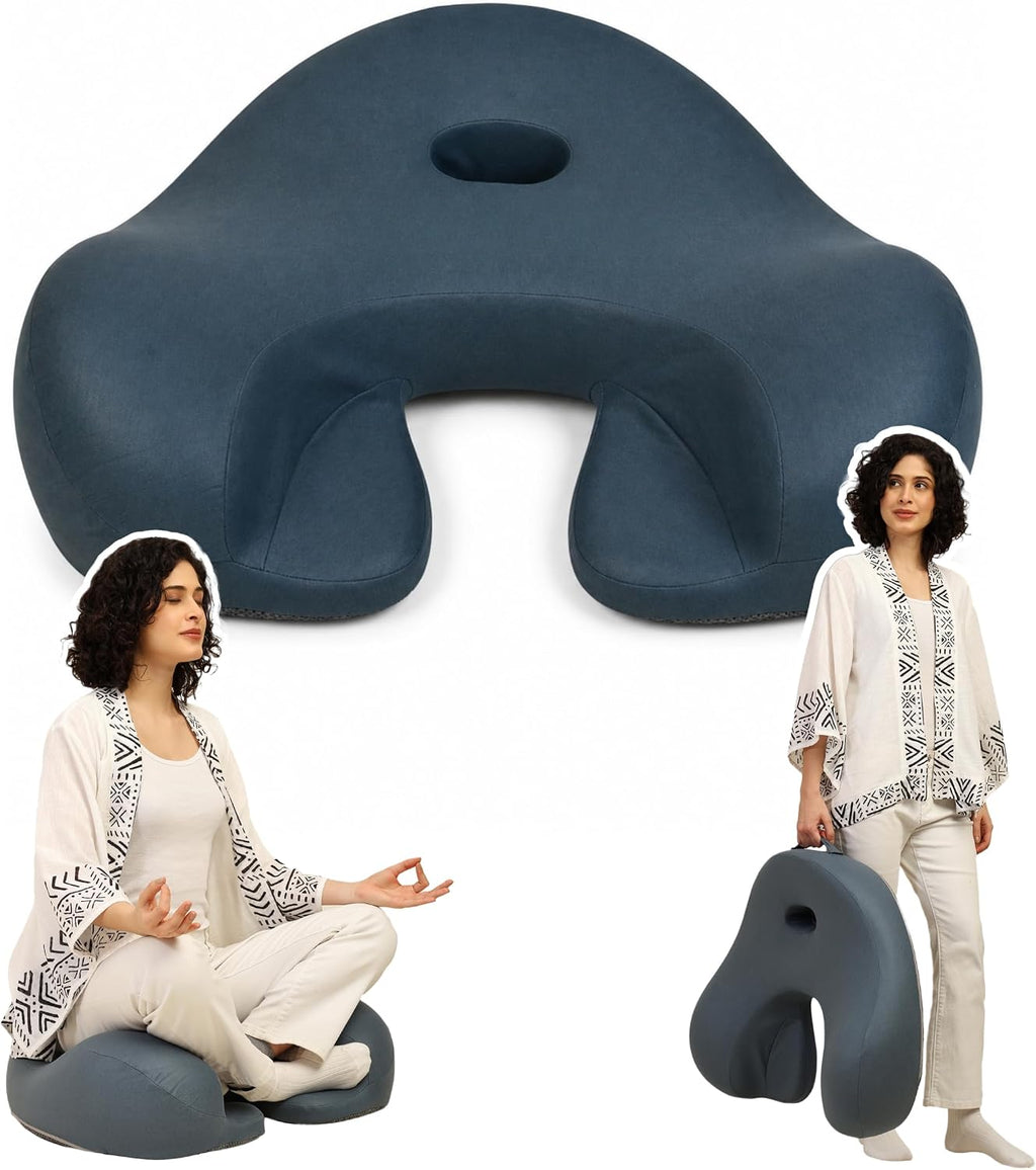 Ergonomic Meditation Cushion with Foot Rest