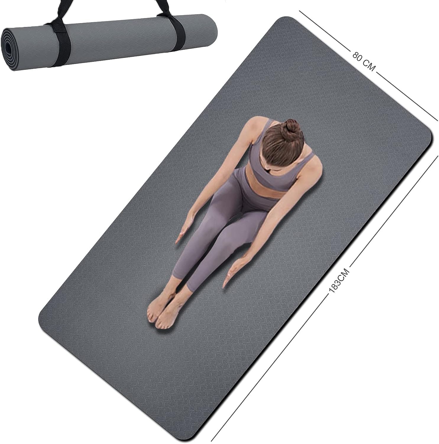 Double Sided Non Slip TPE Yoga Mat
