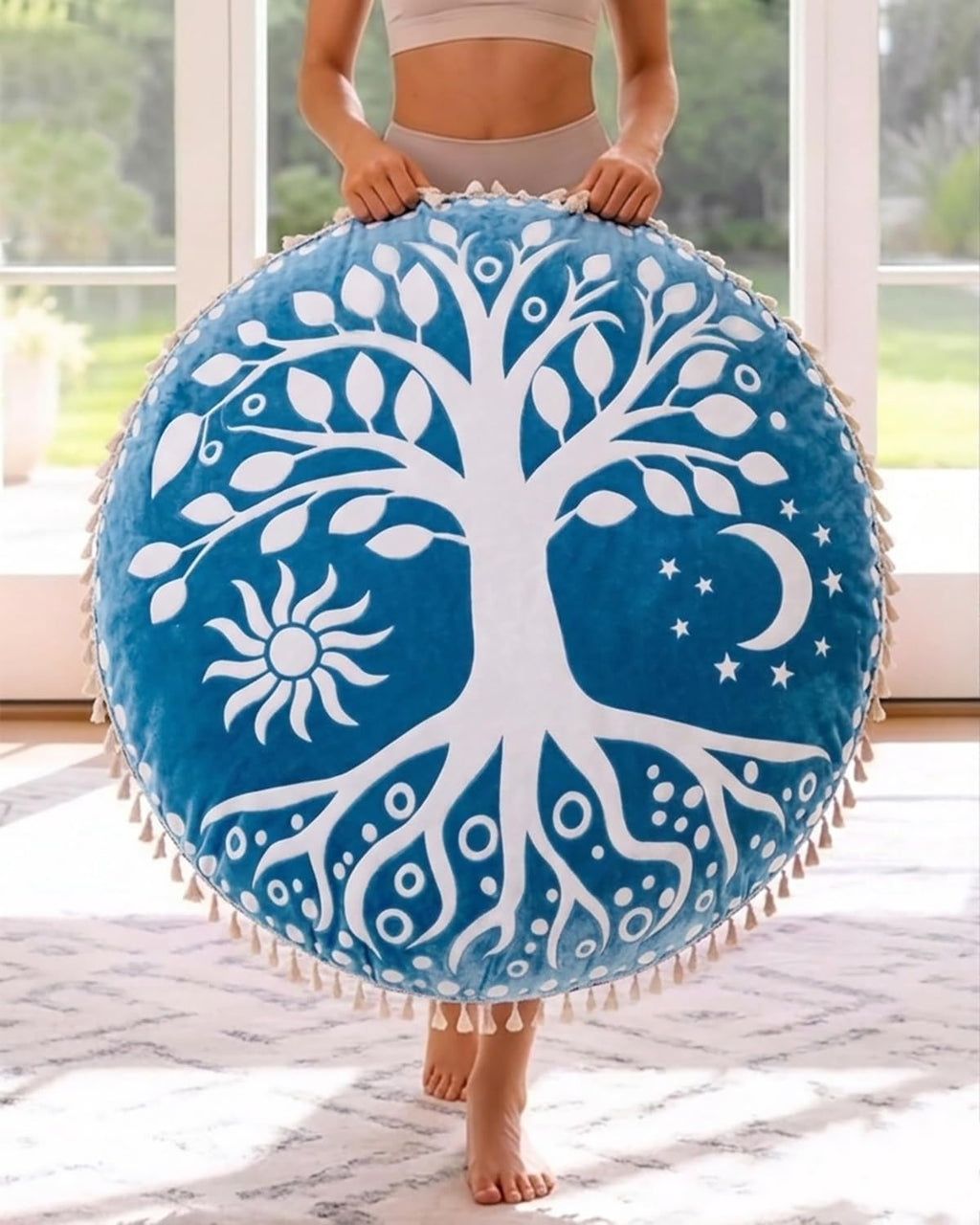 Hihealer Velvet Meditation Cushion