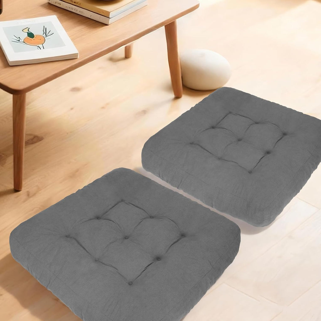 Square Corduroy Meditation Pillow Set
