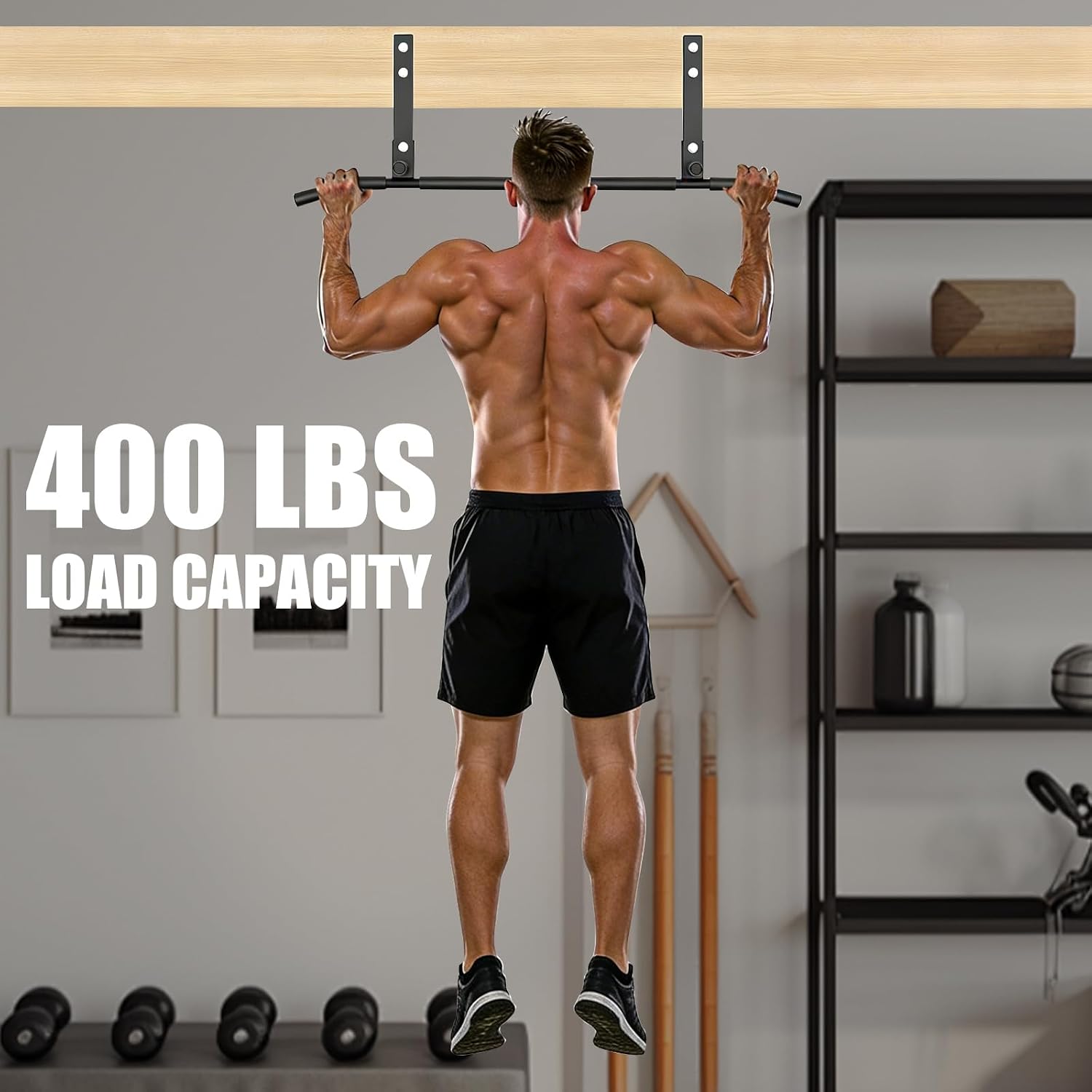 Wide Grip Anti Slip Pull Up Bar