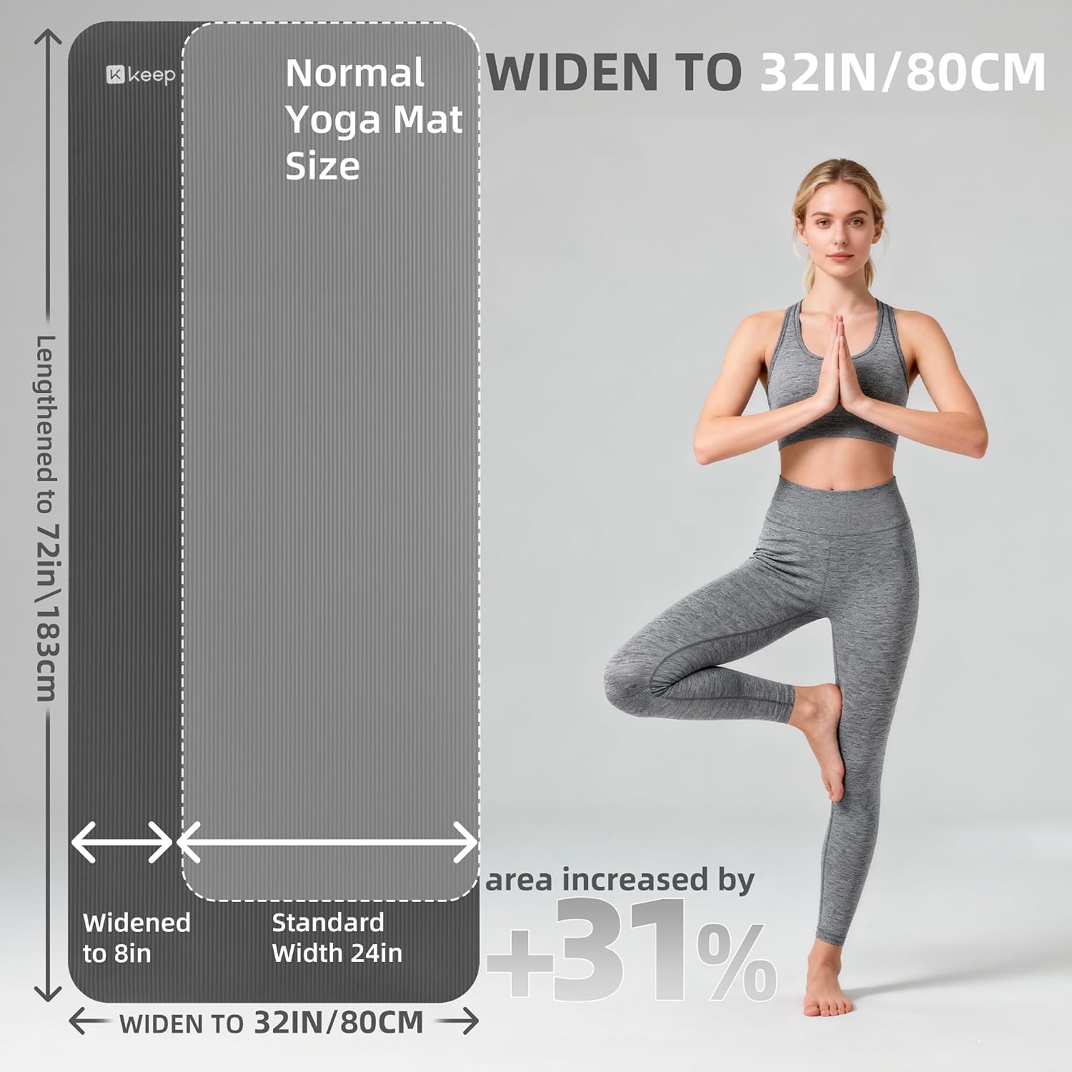 Extra Thick Non Slip NBR Yoga Mat