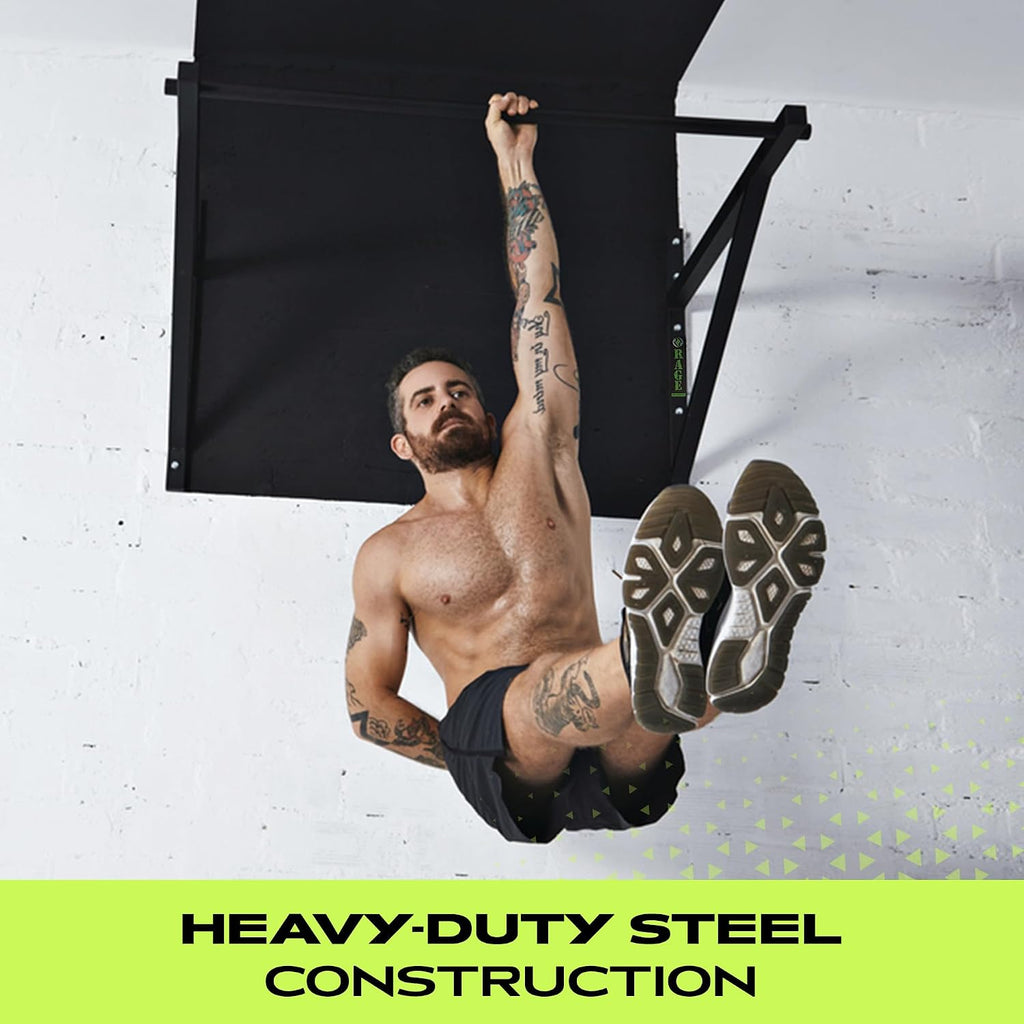 Rage Fitness Heavy Duty Wall Pull Up Bar