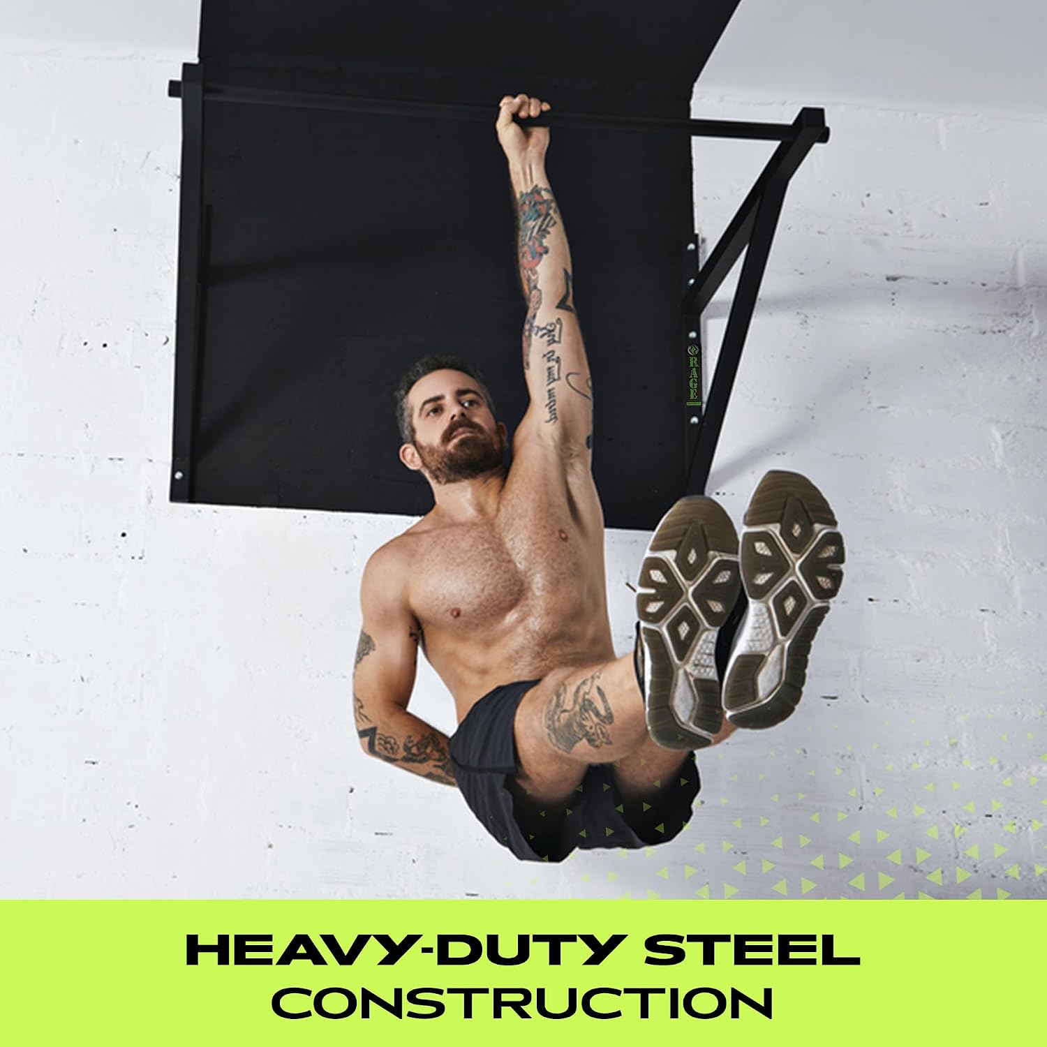 Rage Fitness Heavy Duty Wall Pull Up Bar