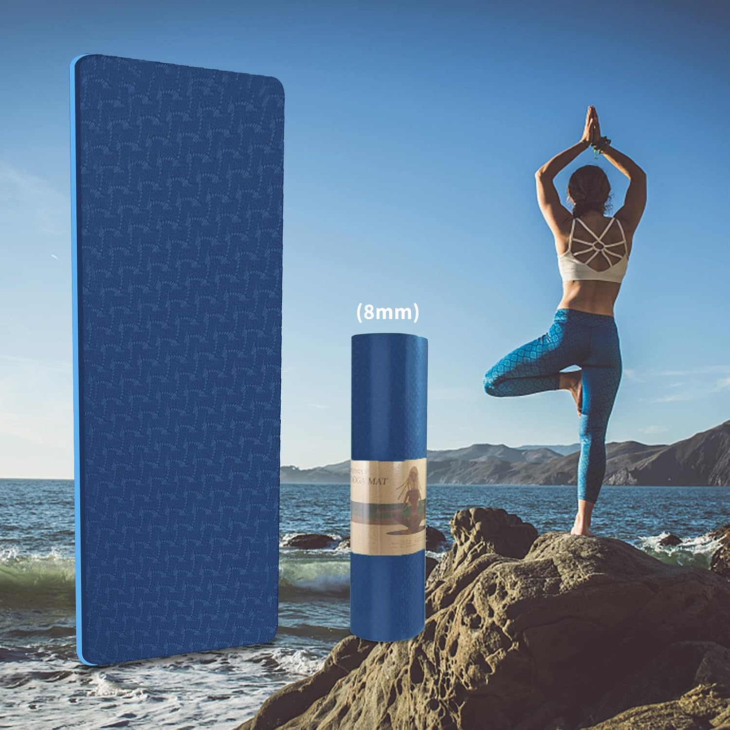Eco-Friendly Non Slip TPE Yoga Mat