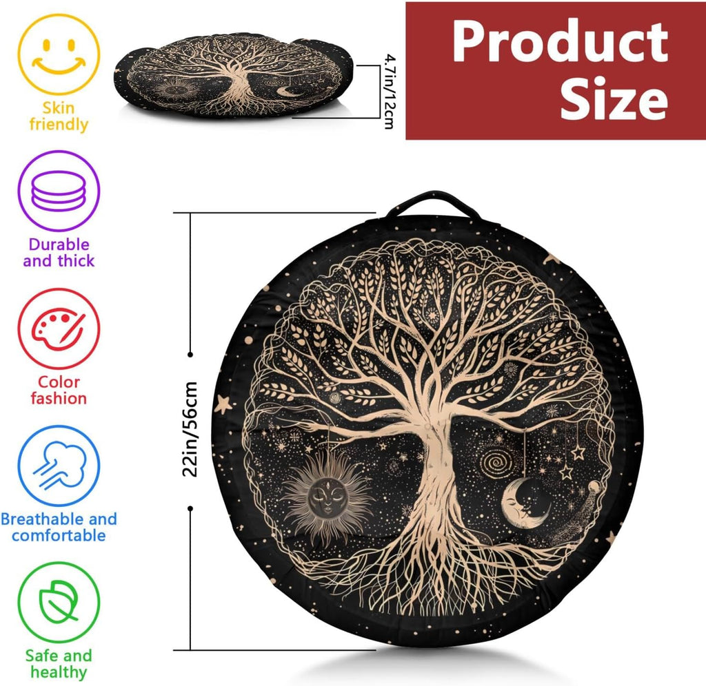 Memory Foam Meditation Floor Pillow