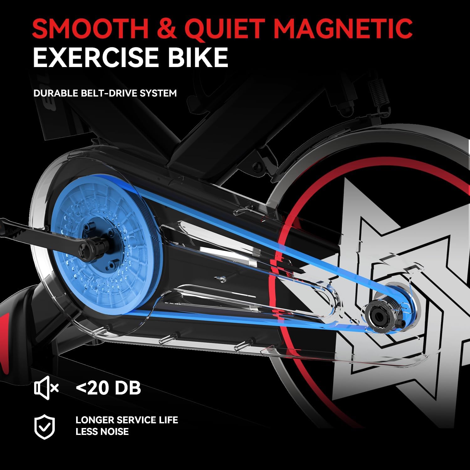Silent Belt Drive Spin Bike