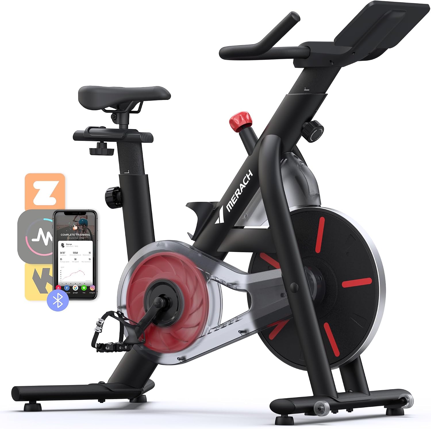 Merach Magnetic App Stationary Bike
