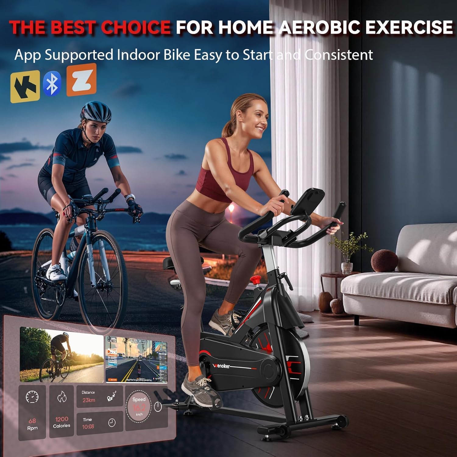 Wenoker Bluetooth Spin Bike