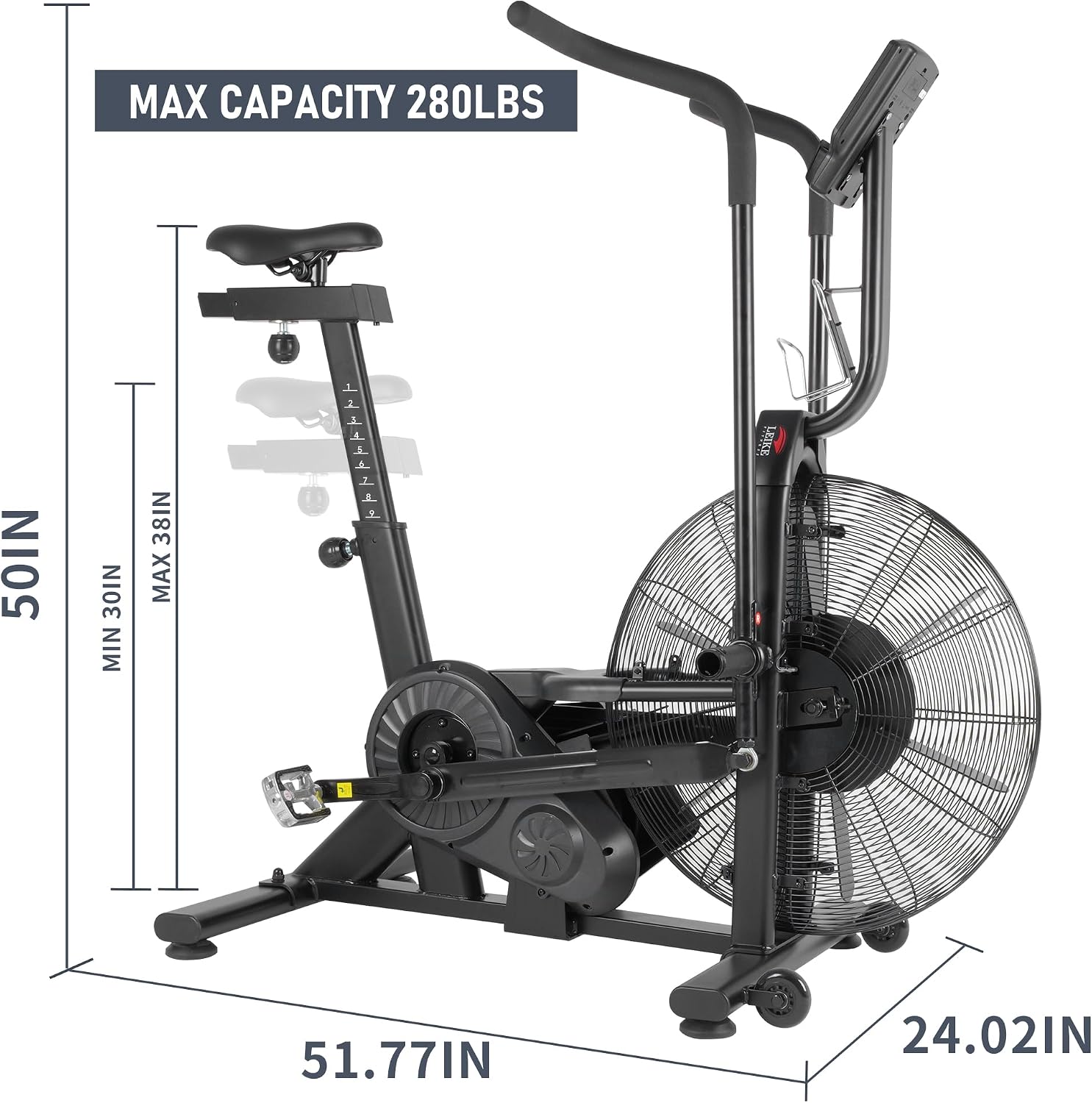 leikefitness Air Fan Bike