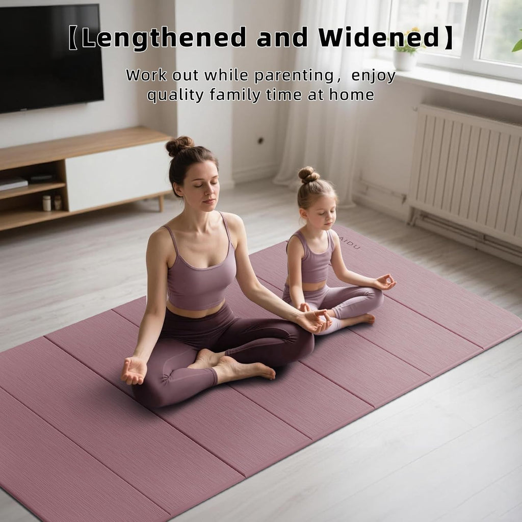 Foldable Non Slip TPE Yoga Mat