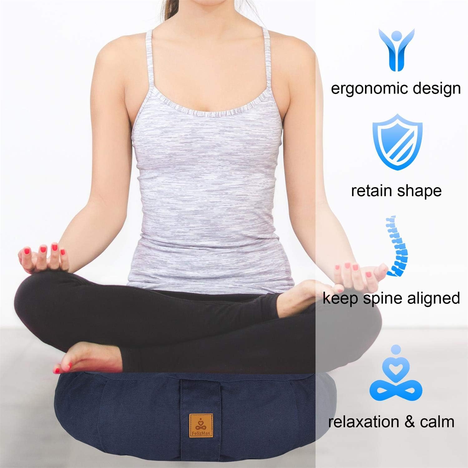 Round Zafu Meditation Cushion