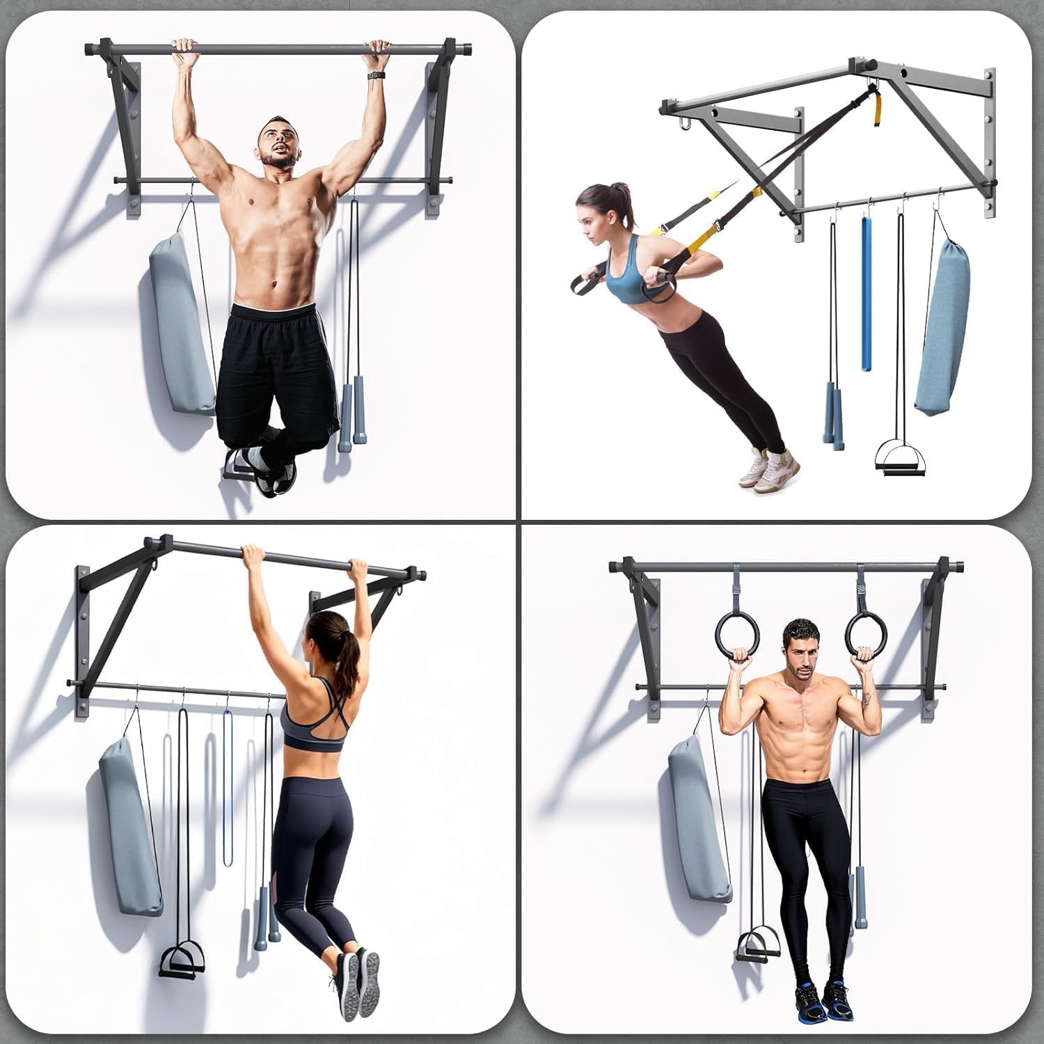 Heavy Duty Wall Mount Pull Up Bar