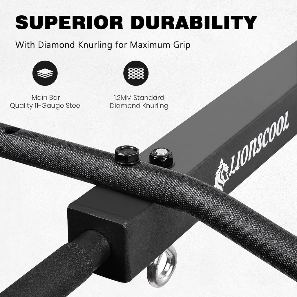 LIONSCOOL Pulley Wall Pull Up Bar
