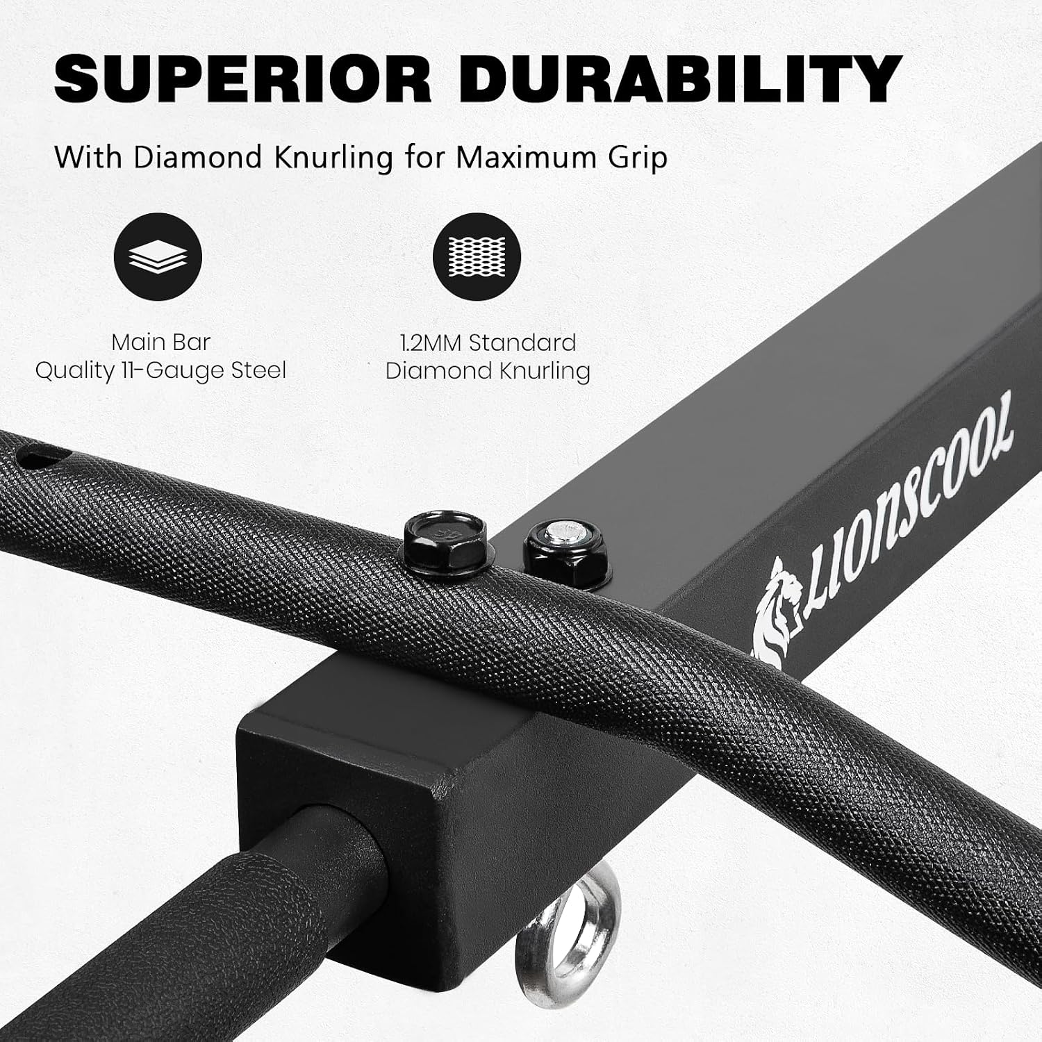 LIONSCOOL Pulley Wall Pull Up Bar