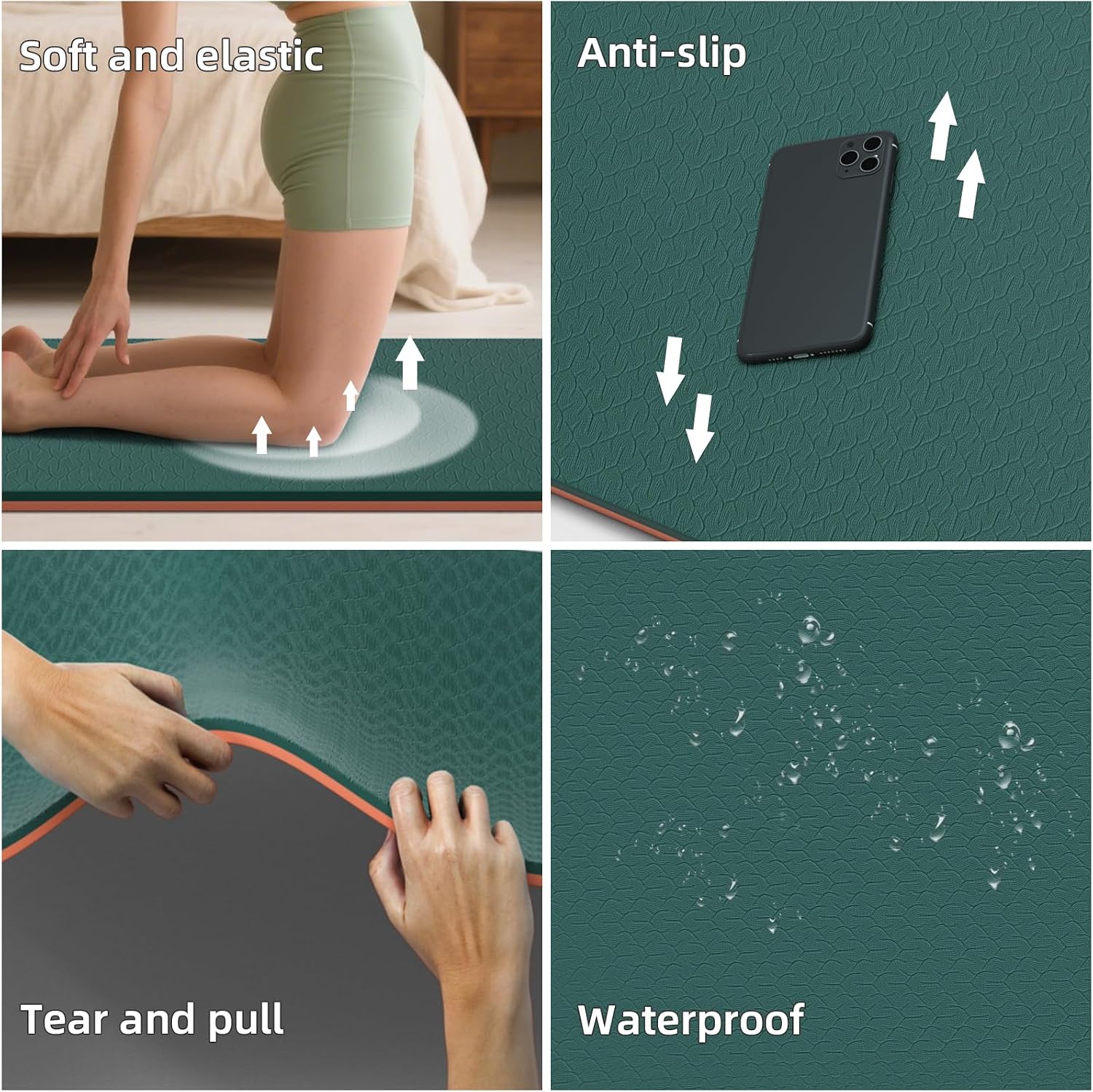 Extra Large Non Slip TPE Yoga Mat