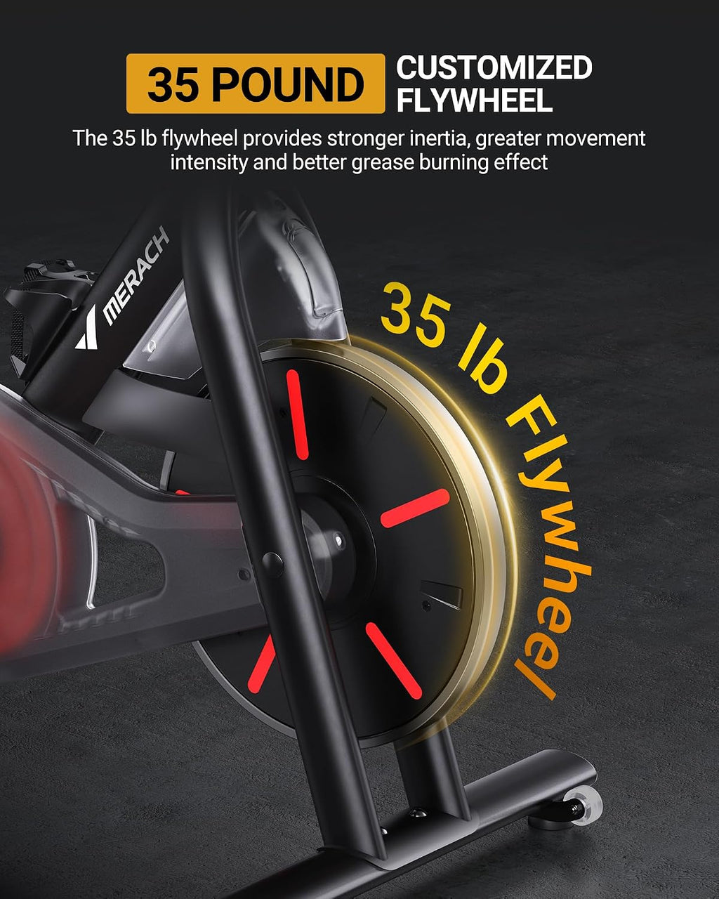 Merach Magnetic App Stationary Bike