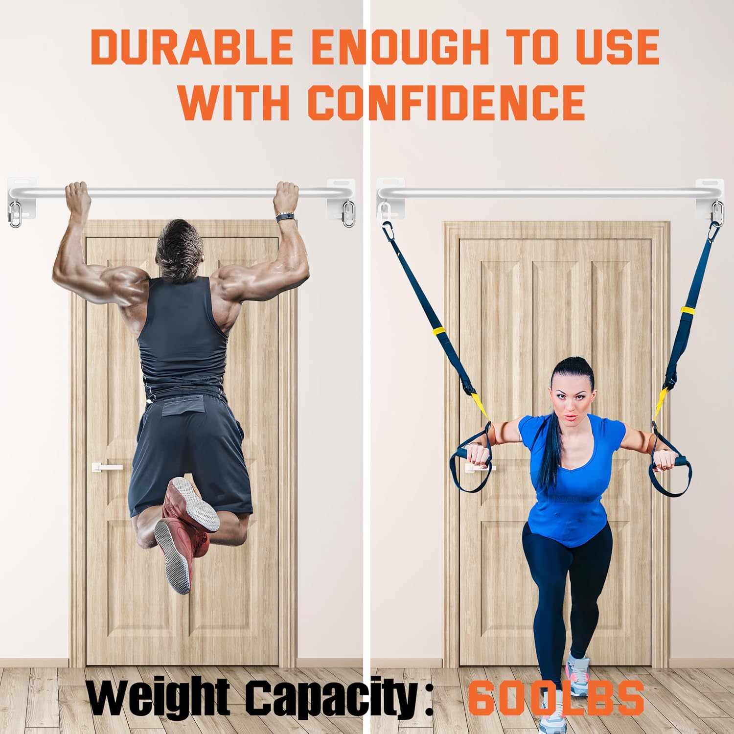 Heavy Duty Wall Mount Pull Up Bar