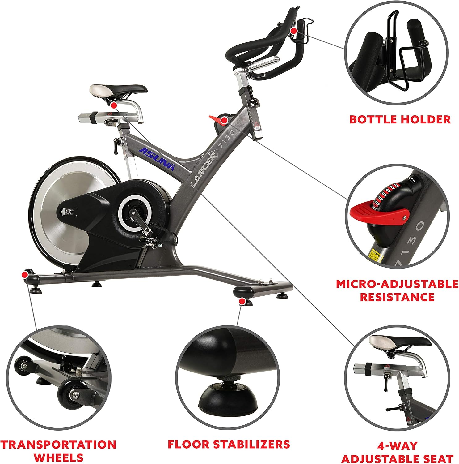 ASUNA Magnetic Indoor Cycling Bike