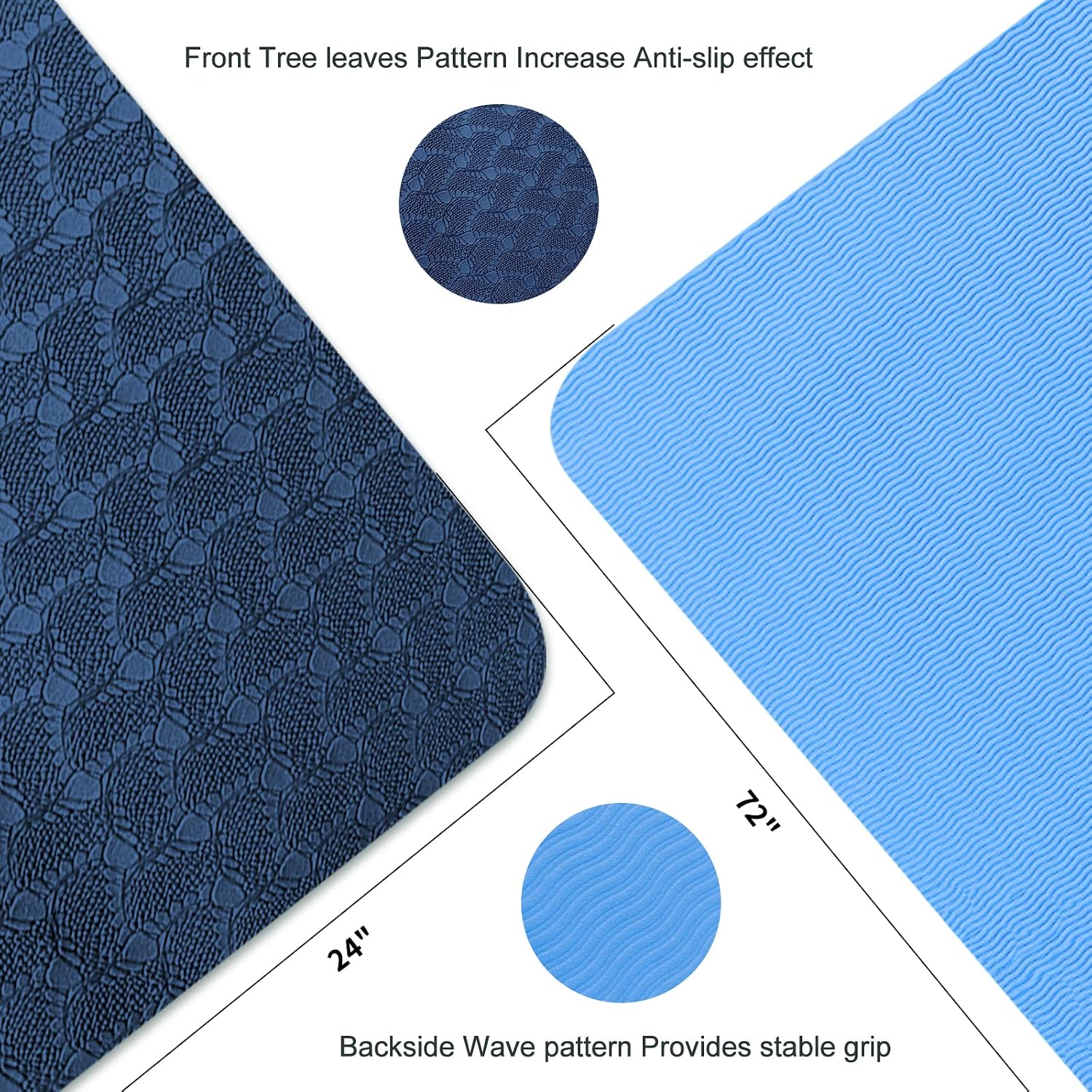 Eco-Friendly Non Slip TPE Yoga Mat