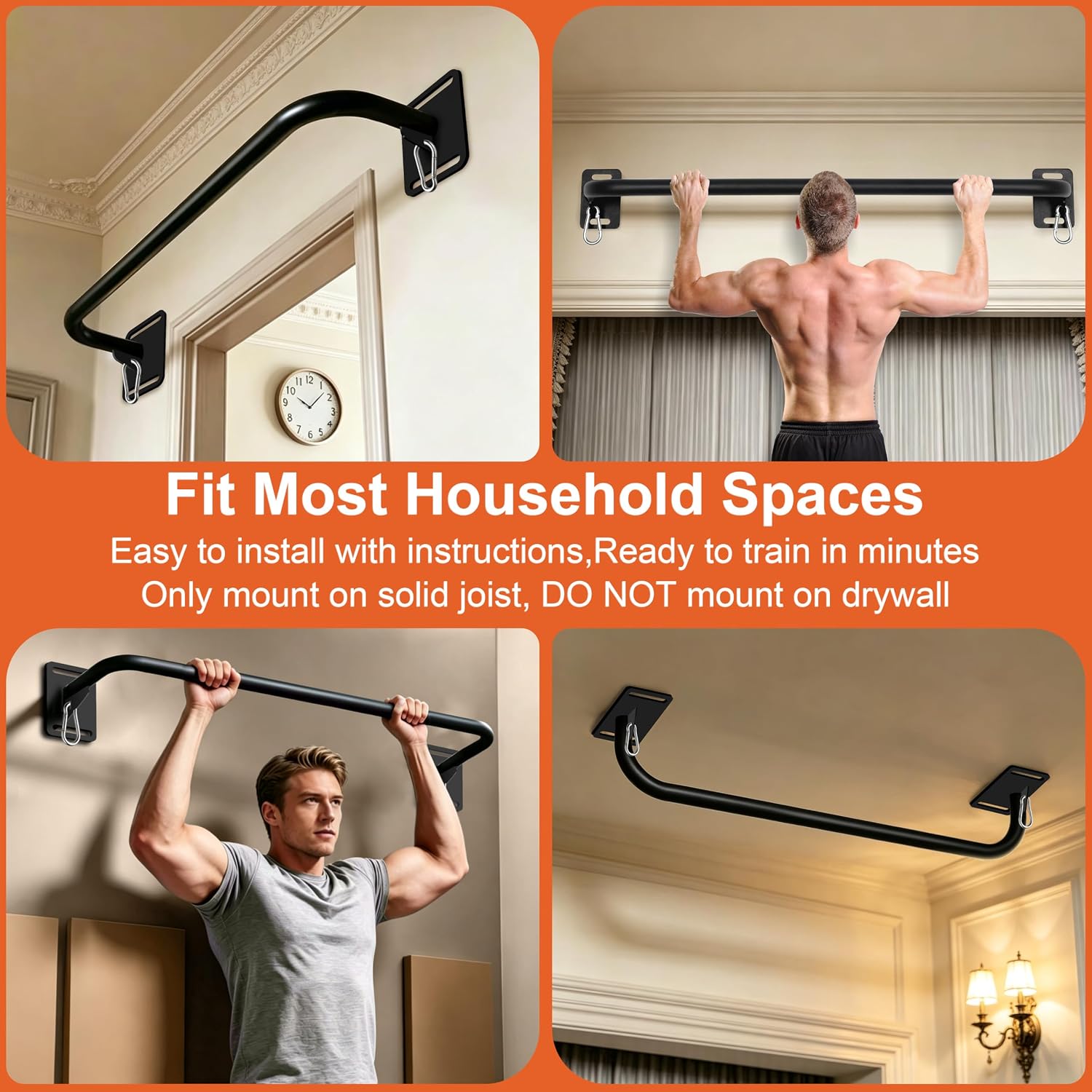 Heavy Duty Wall Pull Up Bar