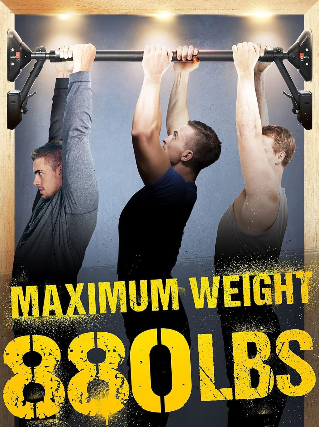 Dual Lock Wall Pull Up Bar
