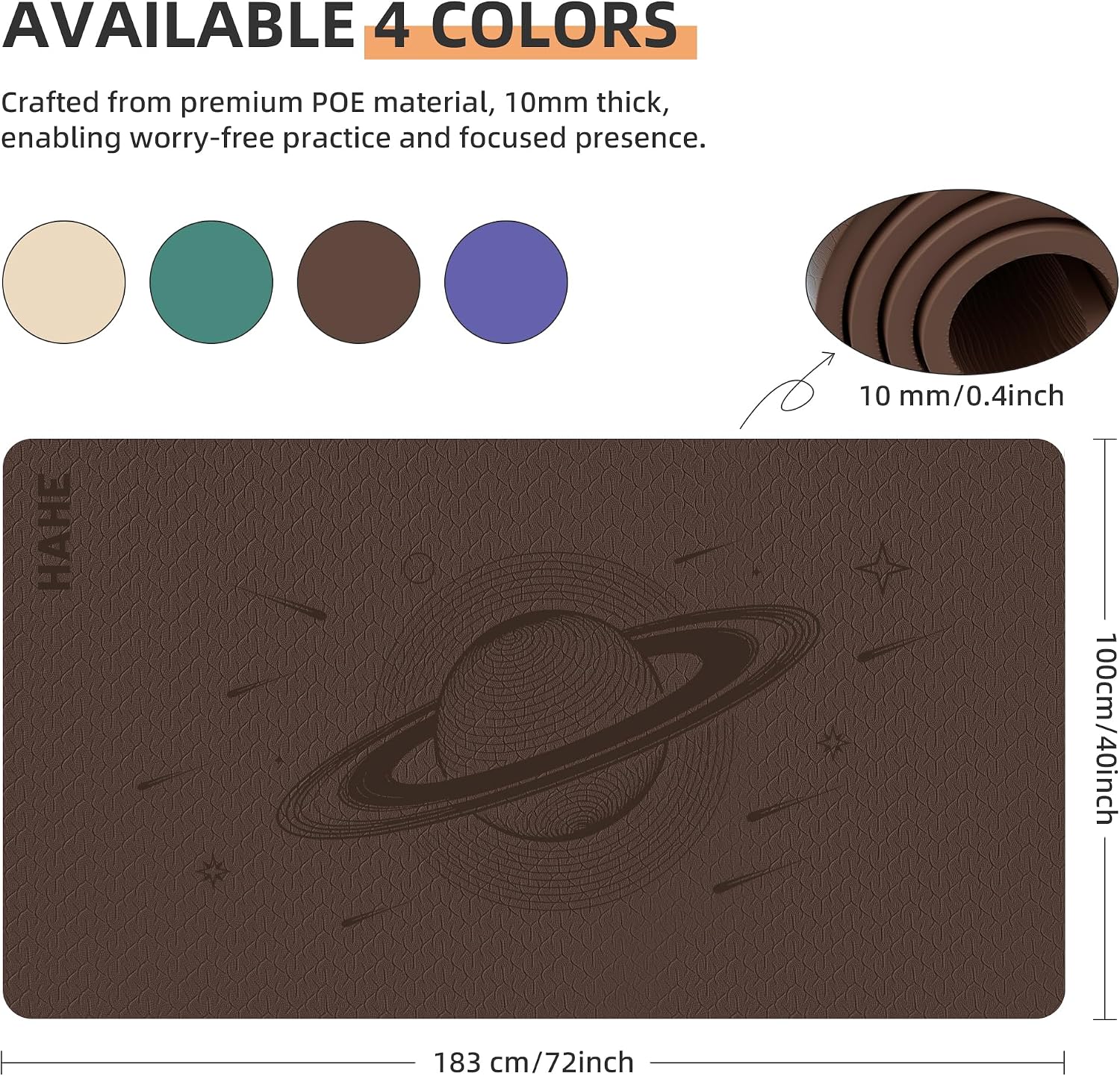 Oversized Non Slip Yoga Mat