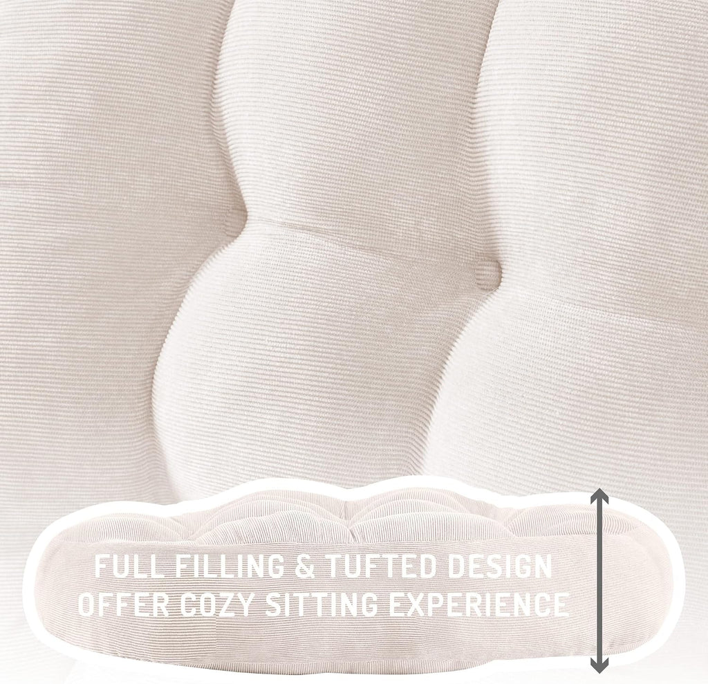 2pc Round Corduroy Meditation Pillows