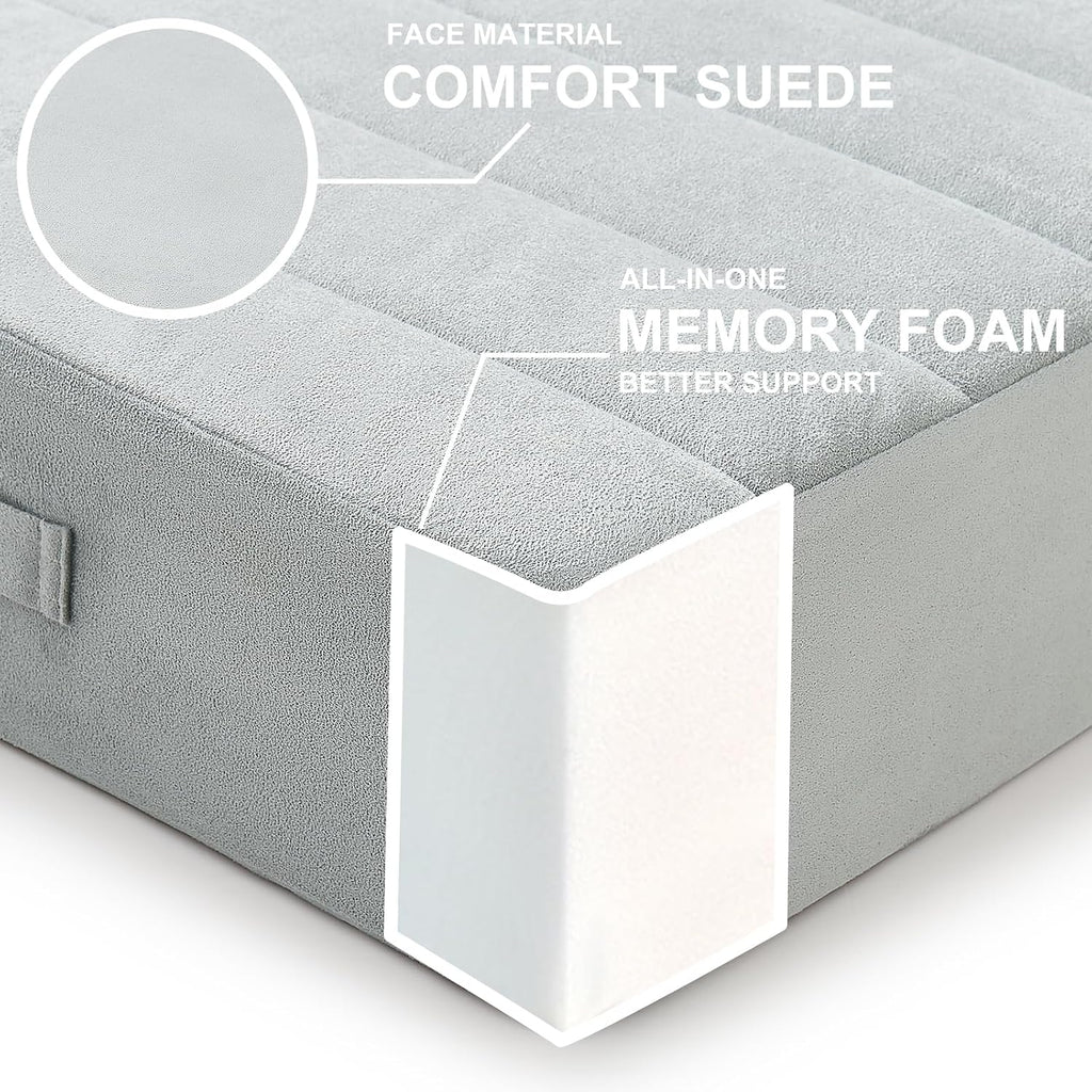 2Pcs High Density Foam Floor Pillow