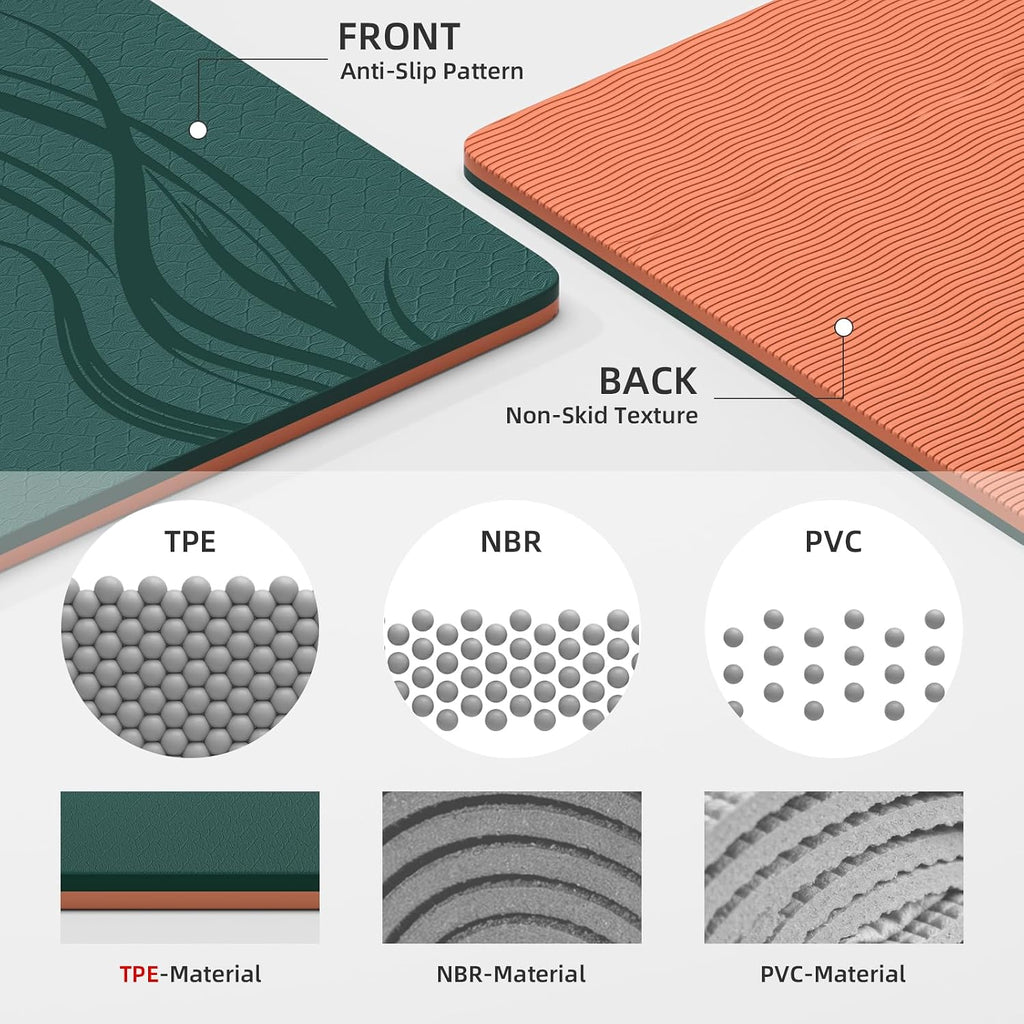 Extra Large Non Slip TPE Yoga Mat