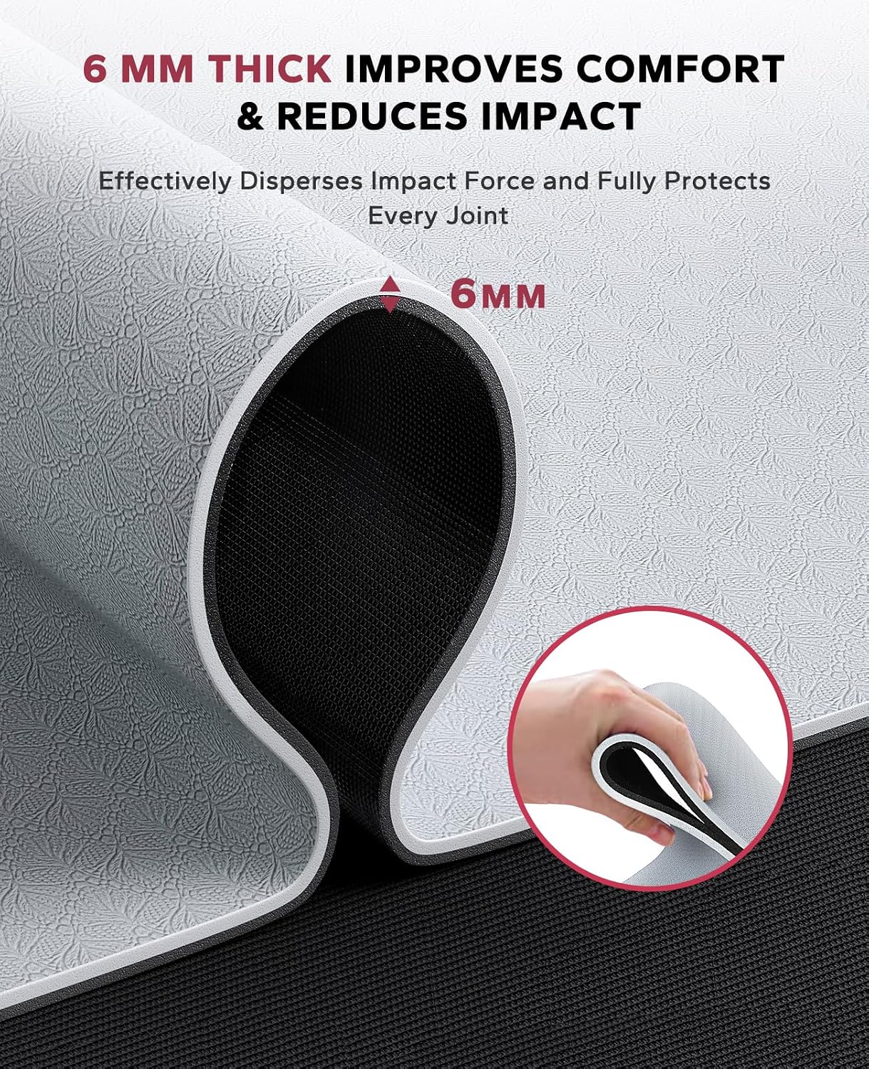 Large Dual Color PVC Yoga Mat