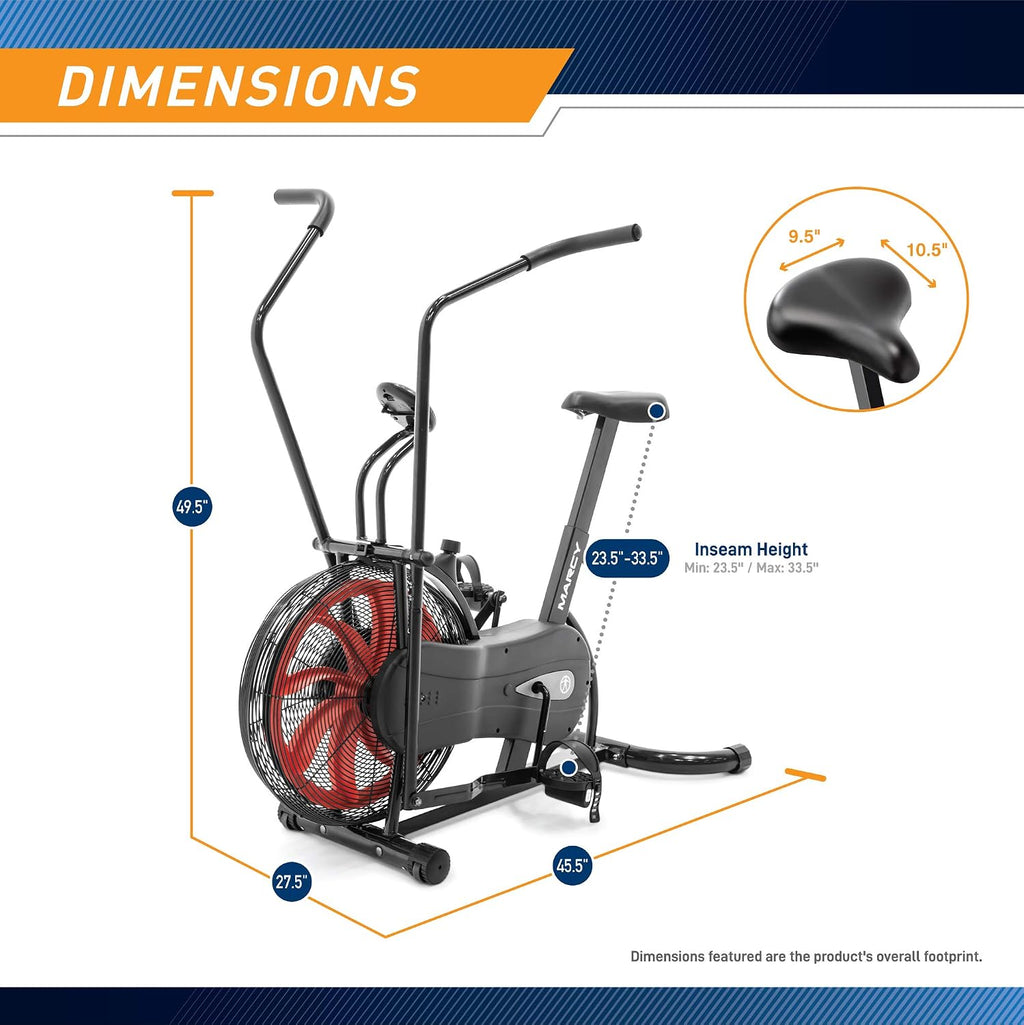 Marcy Dual Action Air Fan Bike