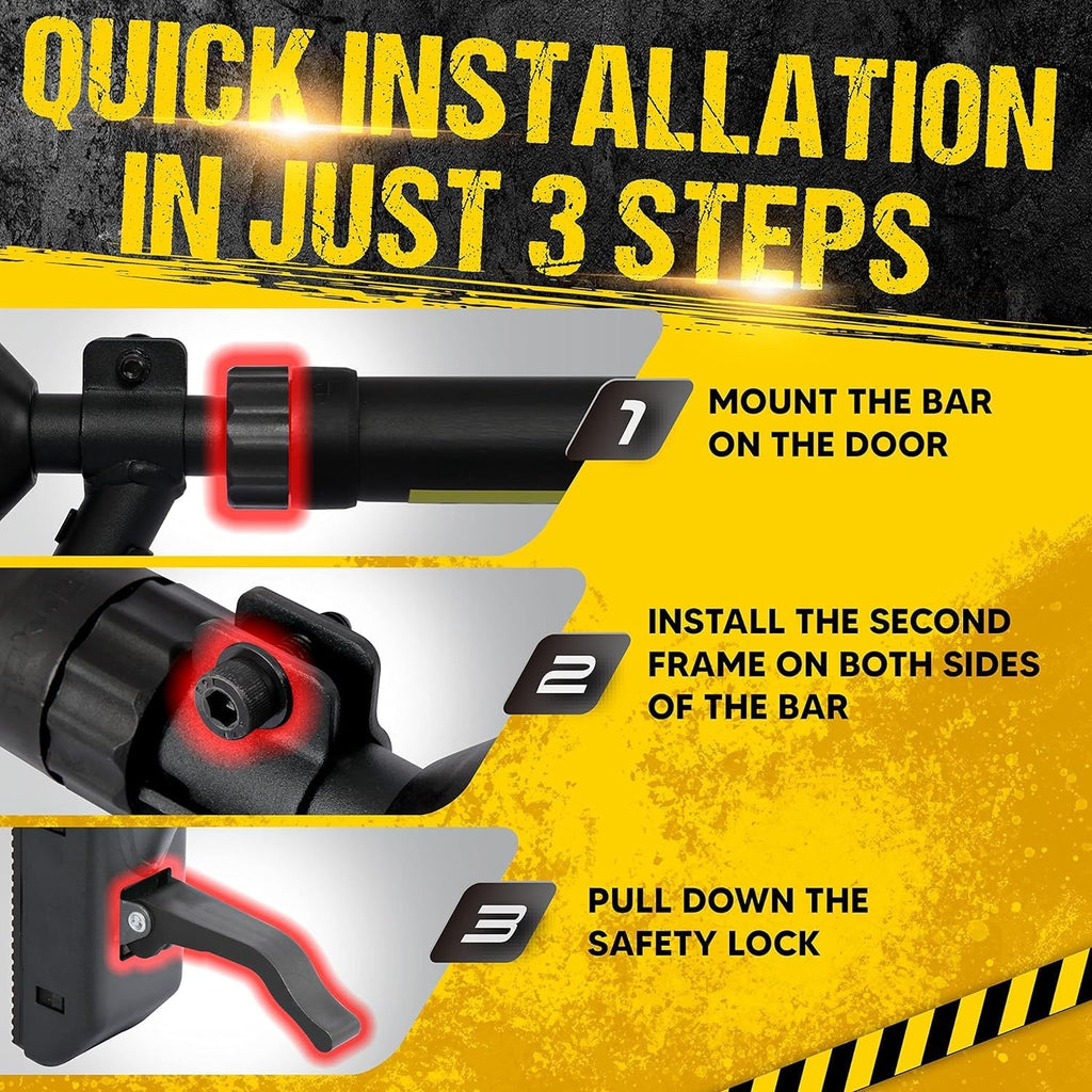 Dual Lock Wall Pull Up Bar