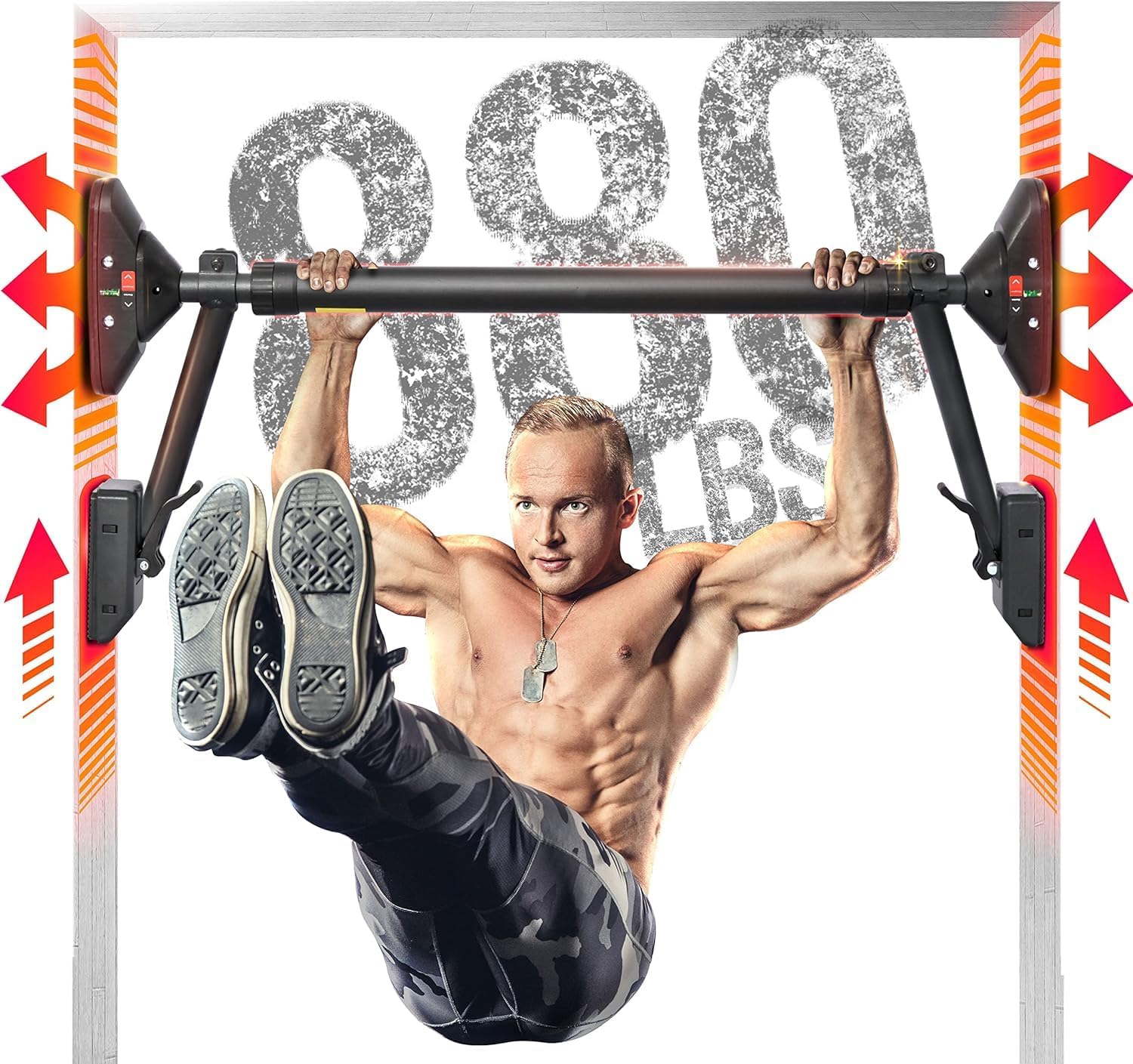 Dual Lock Wall Pull Up Bar