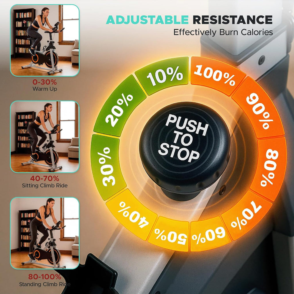 Silent Belt Drive Indoor Cycling Bike