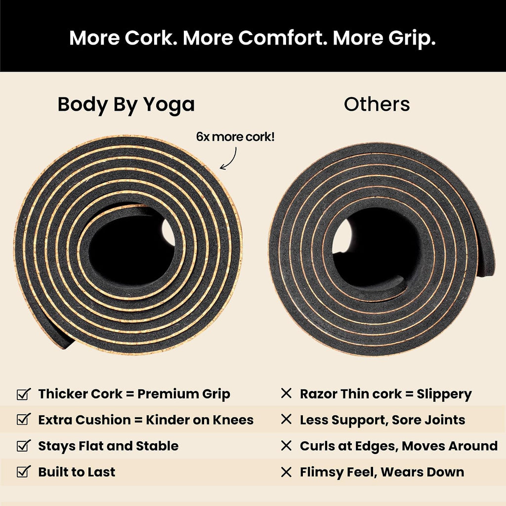 Luxury Cork Non Slip Yoga Mat