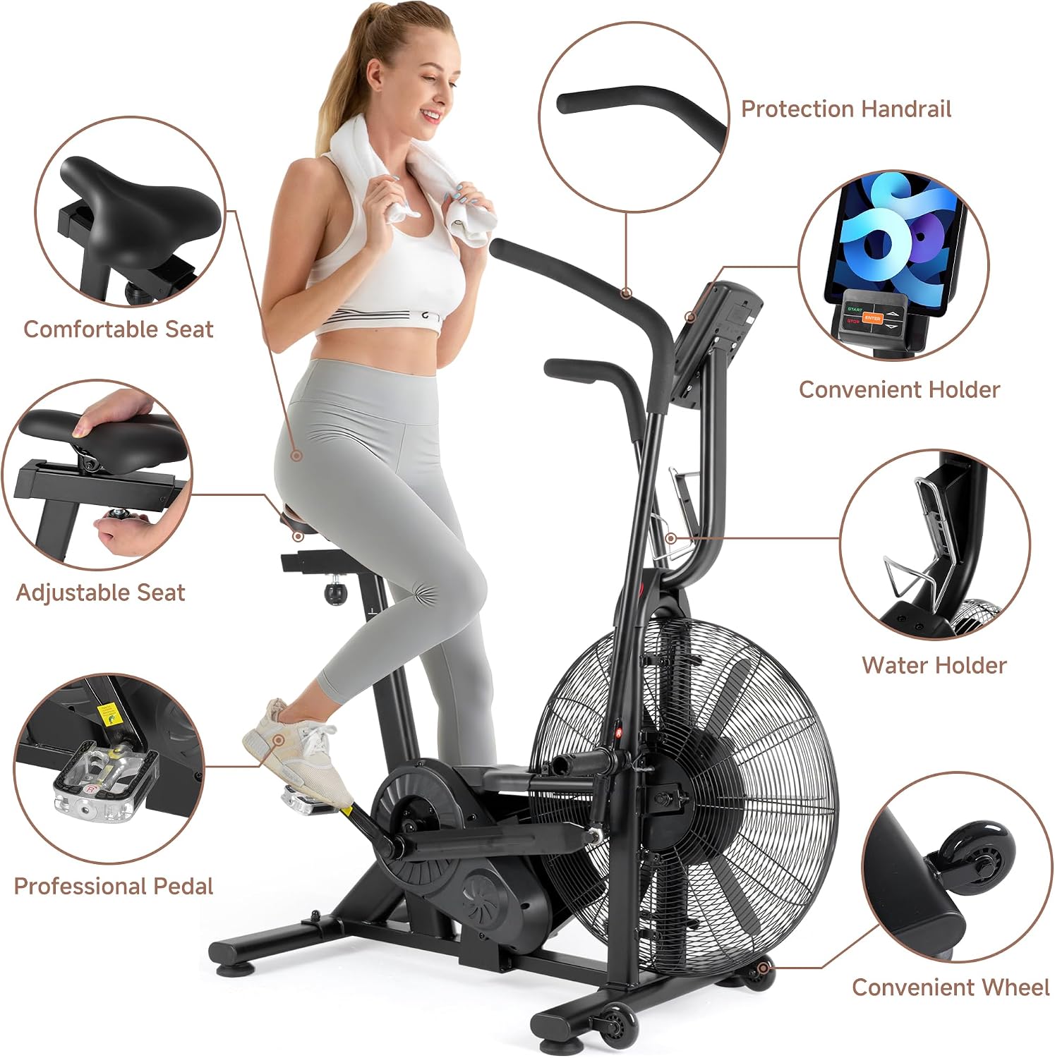 leikefitness Air Fan Bike