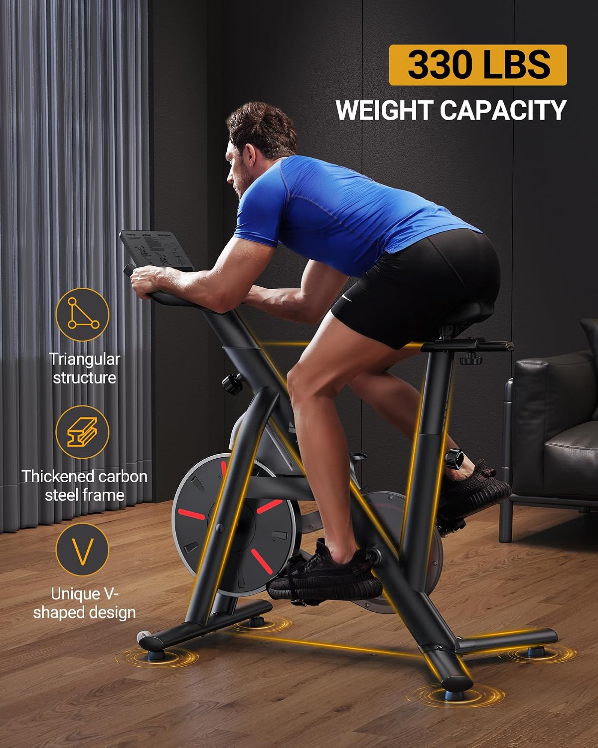 Merach Magnetic App Stationary Bike