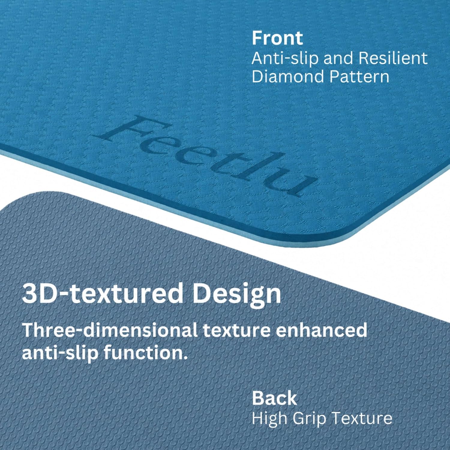 Extra Thick Non Slip Cushioned Yoga Mat